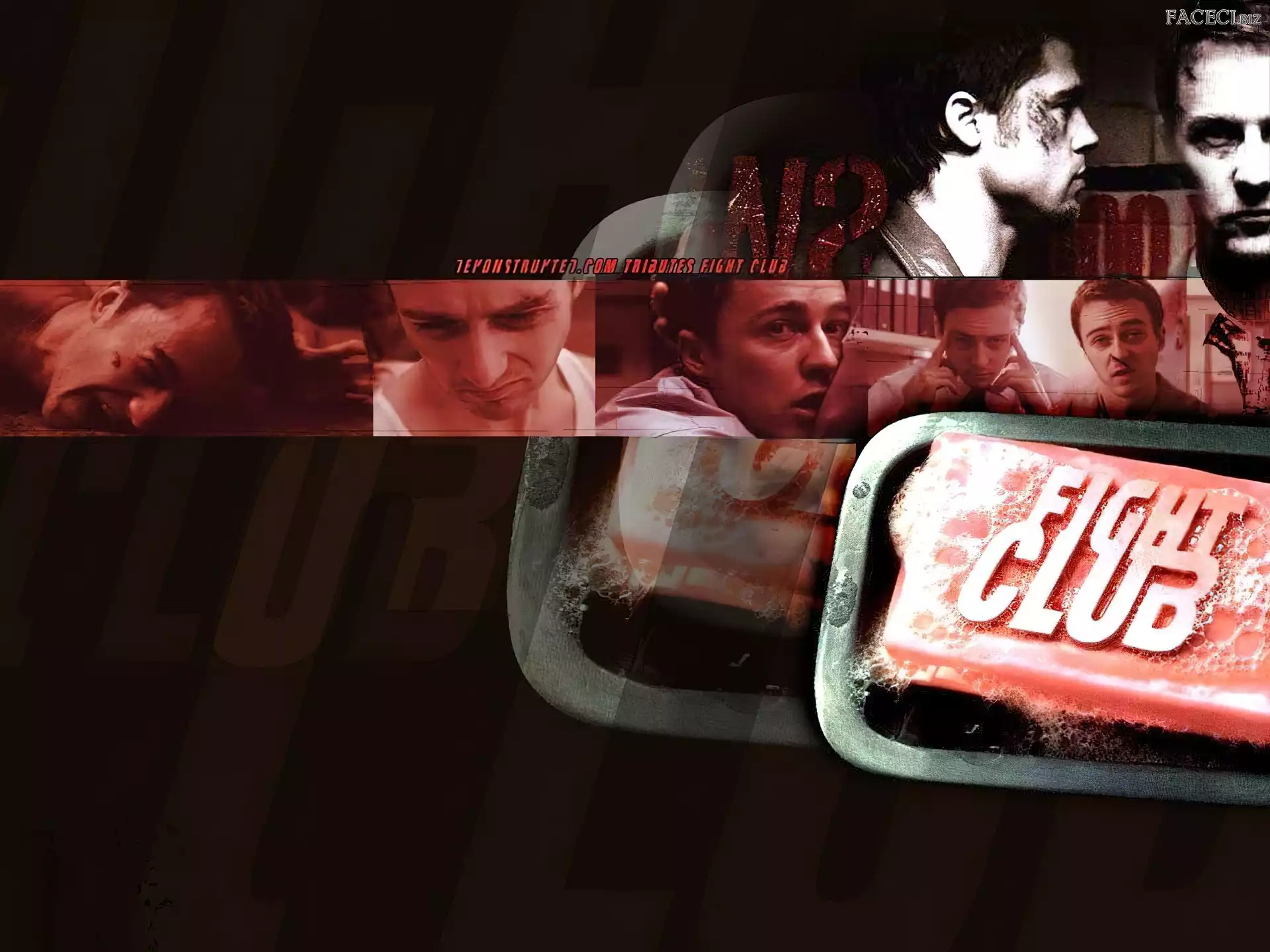 twarze, Edward Norton, fight club